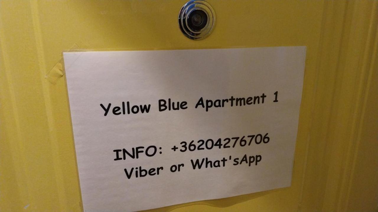 Yellow Blue Apartment Budapest Exteriör bild
