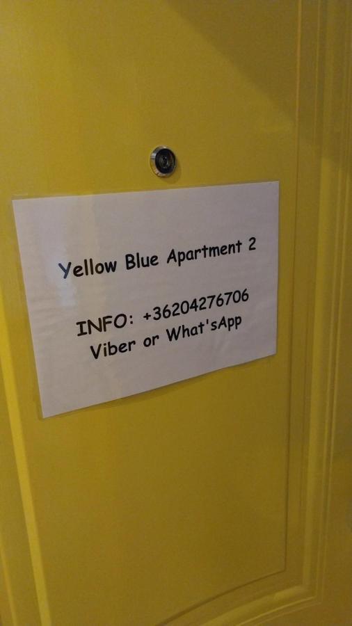 Yellow Blue Apartment Budapest Exteriör bild